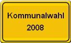 Kommunalwahl 2008